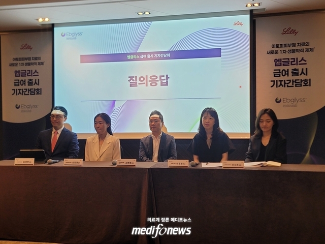 급여 출시한 ‘엡글리스’, 중증아토피 EASI 점수 유의한 개선