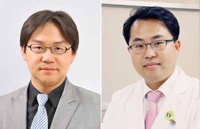 사진 좌측 박종혁 교수, 우측 신동욱 교수