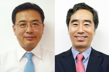 JW중외제약 신영섭 대표(좌), JW신약 백승호 대표(우)