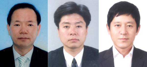 (왼쪽부터) 전세일, 홍순강, 이종진 부사장