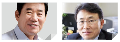 왼쪽부터 김진표 의원, 권덕철 차관