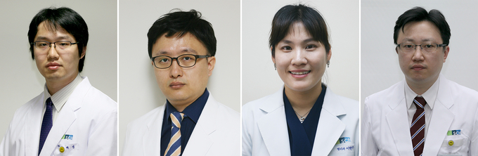 좌로부터 안태성, 정해일, 이현주, 장시형 교수.