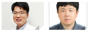 왼쪽부터 강기수 교수, 오민수 전공의