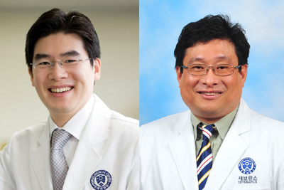 정재호 교수(좌), 박기청 교수