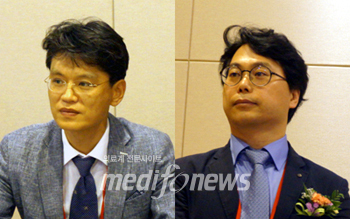 손현배 학술부회장(좌), 송민섭 학술부회장