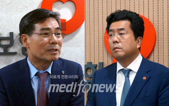 병협 박용주 상근부회장(좌), 공단 강청희 급여상임이사