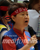 현정희 의료연대본부장