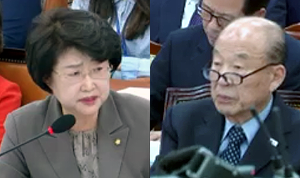 김승희 의원(좌), 대한적십자사 박경서 회장