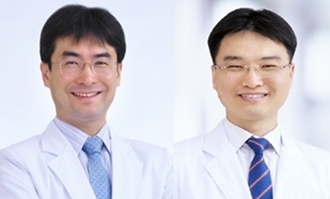 왼쪽부터 가정의학과 박상민 교수, 손정식 교수.