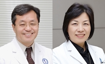 왼쪽부터 민병현 교수, 박해심 교수.