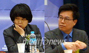 정은희 병원응급간호사회장(좌), 안영회 임상생리검사학회장