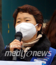 현정희 의료연대 본부장