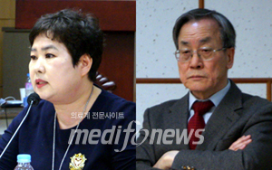 채화정 이사(좌), 이규식 원장