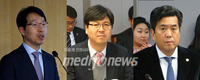 (좌측부터)김태현 교수, 신현웅 실장, 강청희 이사 
