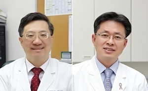 왼쪽부터 최진혁 교수, 강석윤 교수.