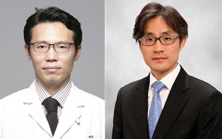 왼쪽부터 을지대학교병원 심장내과 강기운 교수, 을지대학교 예방의학교실 장석용 교수