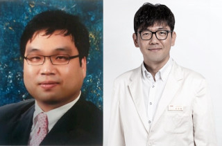 (왼쪽부터) 이윤석, 차원철 교수.