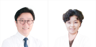 (왼쪽부터) 우정택 교수, 우미혜 파트장.