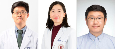 (왼쪽부터) 김도훈, 박주현, 한경도 교수.