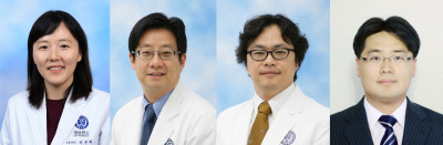 (왼쪽부터) 이은혜, 박무석, 최재영, 남궁완 교수.