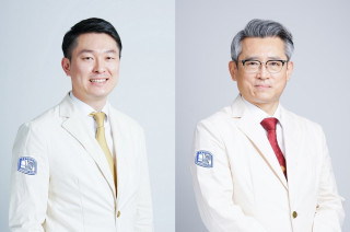 (왼쪽부터) 박형열 교수, 권순용 병원장.
