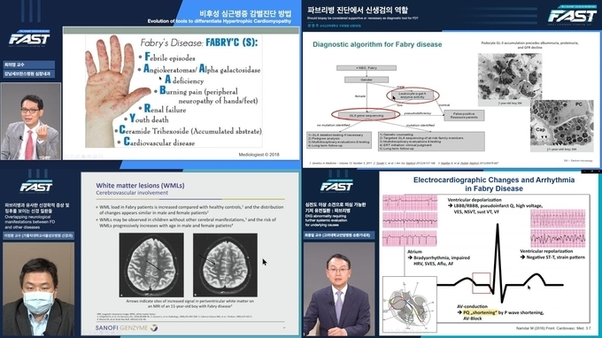 사노피-아벤티스 코리아가 진행한 FAST 온라인 심푸지엄 (사진 제공=사노피-아벤티스 코리아)