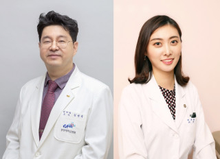 (왼쪽부터) 김범준 교수, 홍지연 전임의.