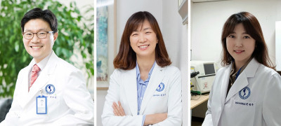 (왼쪽부터)아주대병원 정재연 교수, 은정우 교수, 은정우 연구조교수.
