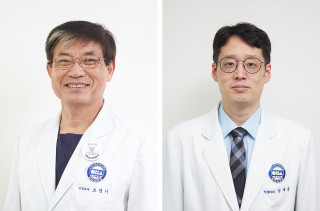 (왼쪽부터) 조경기, 임재준 교수.