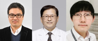 (왼쪽부터) 박종배 교수, 이승훈 학장, 홍준희 산학협력조교수.