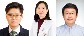 (왼쪽부터) 김도훈, 박주현, 한경도 교수.