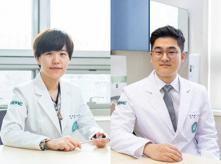 (왼쪽부터) 장윤경, 신동우 교수.