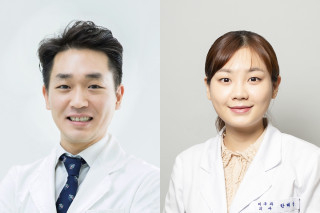(왼쪽부터) 유광호 교수, 한혜성 전공의.