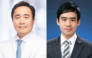 (왼쪽부터)김동기 교수, 박세훈 전임의.