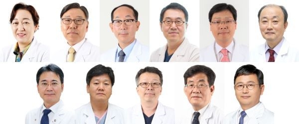 좌상단부터 시계방향으로) 김선미, 김용연, 김탁, 손상욱, 손호성, 이상학, 함병주, 차대룡, 이창희, 이재관, 이성우 교수
