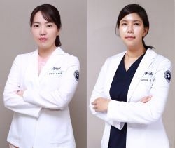 왼쪽부터 세종충남대학교병원 소아청소년과 김지나 교수, 신정민 교수