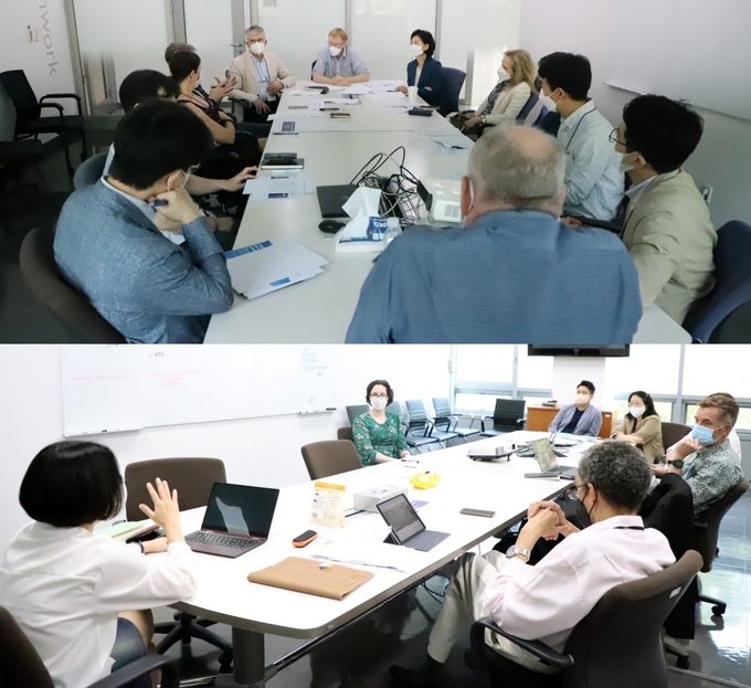 한국파스퇴르연구소와 도허티연구소의 연구진이 심층 세션에서 바이러스 및 박테리아성 감염병 공동 대응 전략을 논의했다