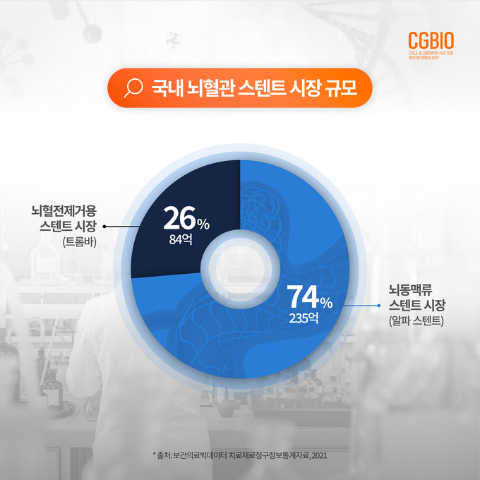 국내 뇌혈관 스텐트 시장 규모