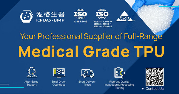 ICP DAS-BMP Secures Pivotal TPU Deals with Medical Materials Leaders in U.S. and Japan, Boosts Product Reliability